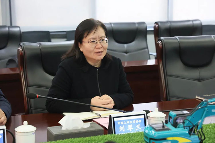 中国上市公司协会党委委员、副秘书长刘翠兰一行调研新宝GG智能