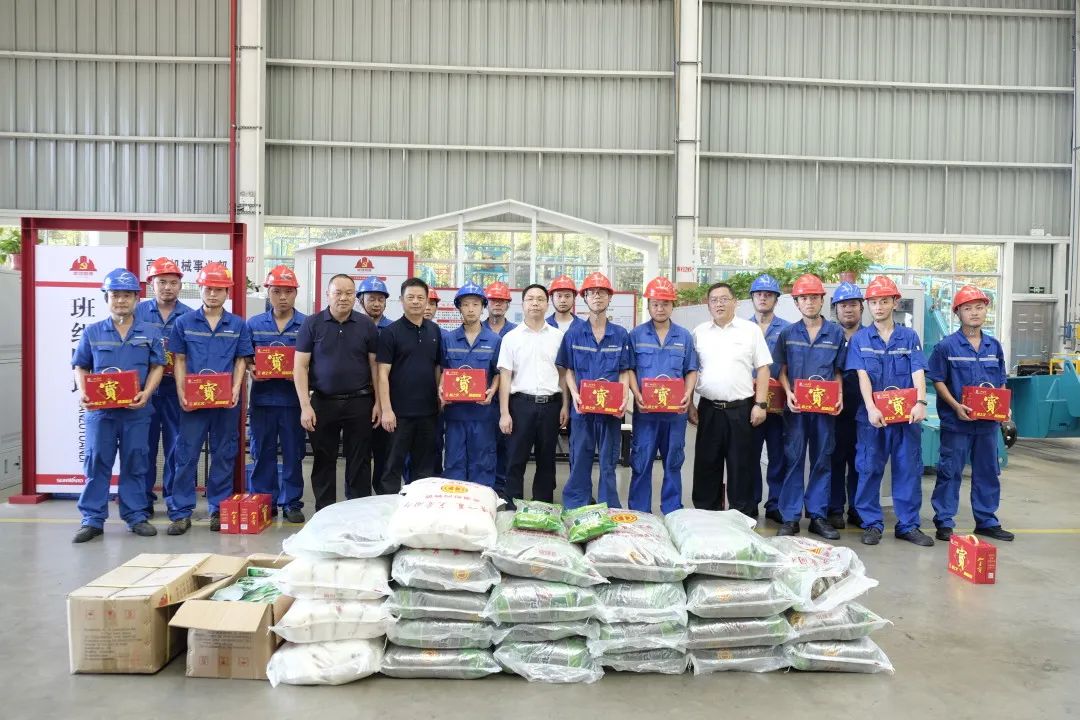 长沙市总工会慰问新宝GG智能一线员工